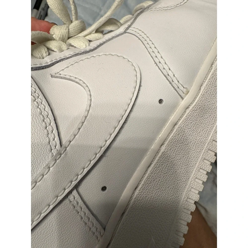 Nike Air Force 1 Low White Leather Sneakers‎ Casual Shoes